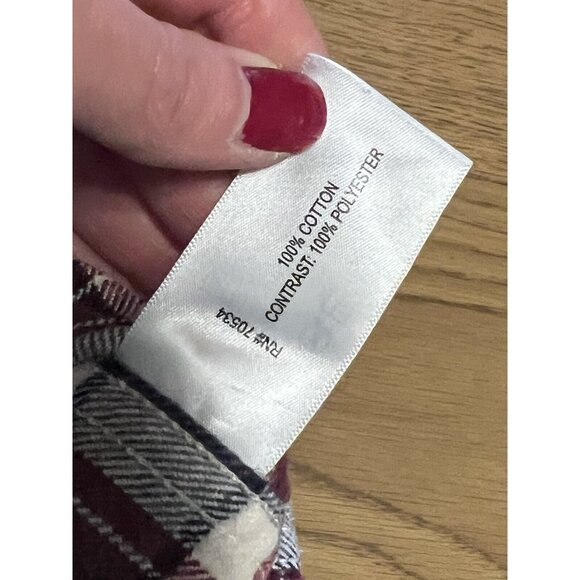 Orvis Mens Size M Heavy Perfect Flannel Button Down Shirt Hiking Outdoor Country - Picture 8 of 16